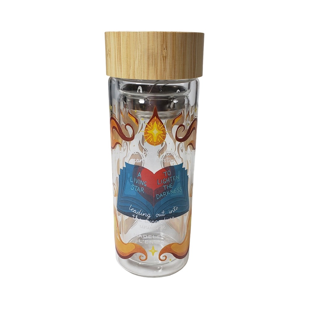 Illumicrate Exclusive Madeleine L'Engle A Wrinkle in Time Glass Bottle